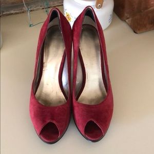 Nine West Red Heels Size 9M